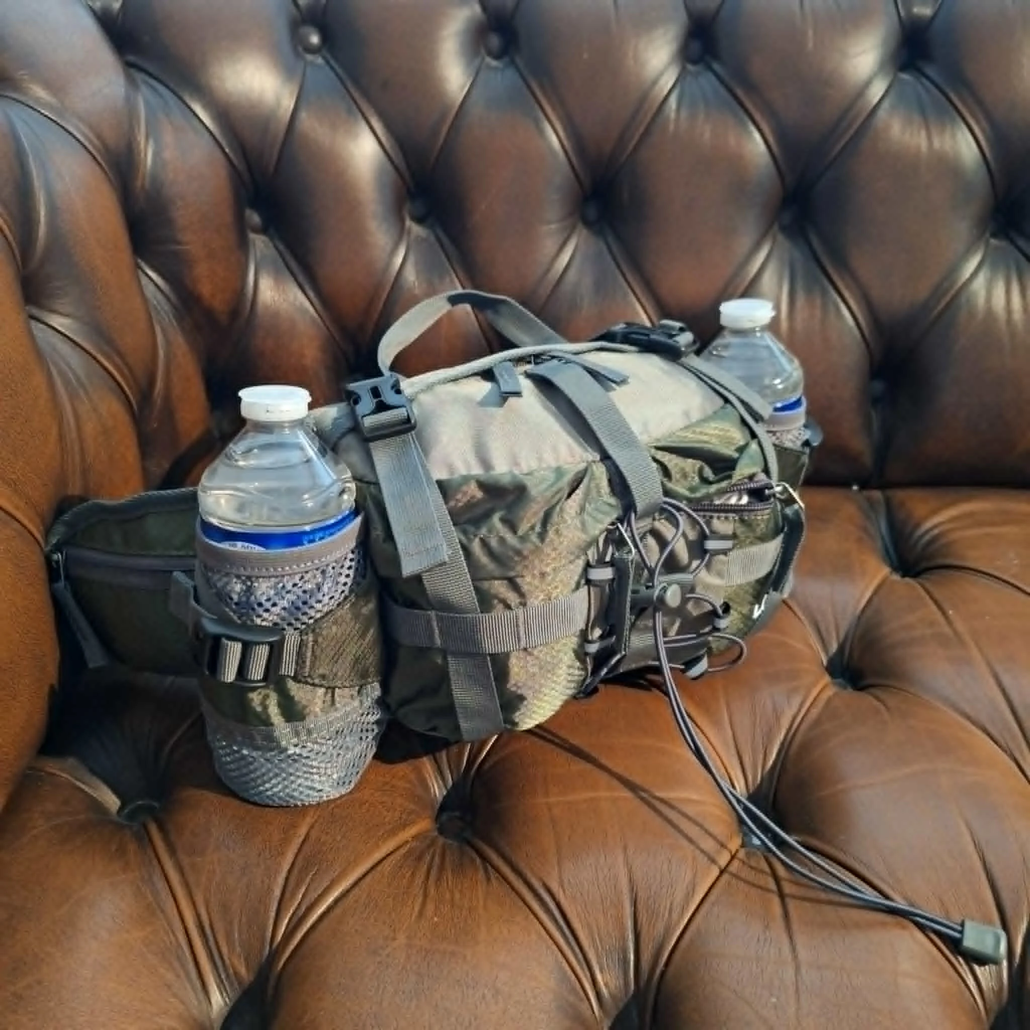 Mochila Outdoor Rando Confort Plus — costas acolchoadas, vários bolsos, verde escuro – photo 13